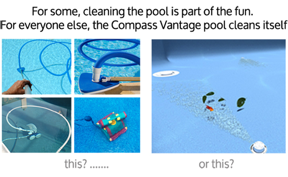 For some, cleaning is part of the fun. For everyone else, the Compass Vantage system cleans itself